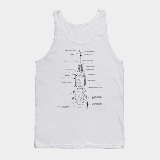 Apollo Schematic_01 Tank Top by Shoot2Thrill468